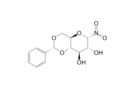 .alpha.-D-Glucopyranose, 1-deoxy-1-nitro-4,6-O-(phenylmethylene)-, (R)-