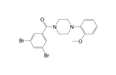 1-(3,5-Dibromobenzoyl)-4-(2-methoxyphenyl)piperazine