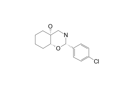 (2S,4aR,8aR)-2-(4-chlorophenyl)-2,3,4,5,6,7,8,8a-octahydrobenzo[e][1,3]oxazin-4a-ol