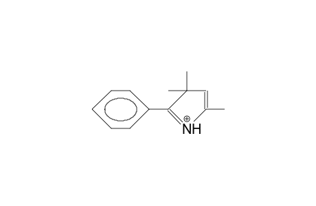 3,3,5-Trimethyl-2-phenyl-3H-pyrrolium cation
