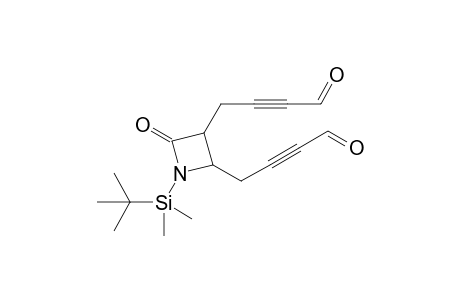 1-(t-Butyldimethylsilyl)-3,4-bis(4'-oxobut-2'-yn-1'-yl)-2-azetidinone