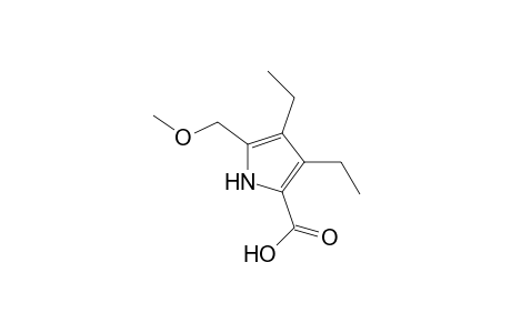 3,4-Diethyl-5-(methoxymethyl)-1H-pyrrole-2-carboxylic acid