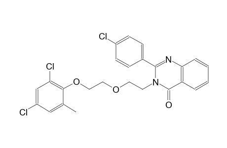 2-(4-chlorophenyl)-3-{2-[2-(2,4-dichloro-6-methylphenoxy)ethoxy]ethyl}-4(3H)-quinazolinone