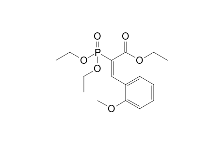 (E)-2-diethoxyphosphoryl-3-(2-methoxyphenyl)-2-propenoic acid ethyl ester