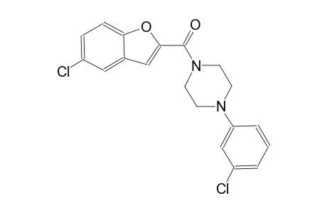 piperazine, 1-[(5-chloro-2-benzofuranyl)carbonyl]-4-(3-chlorophenyl)-