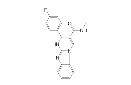 2-(4-fluorophenyl)-N,4-dimethyl-2,10-dihydropyrimido[1,2-a]benzimidazole-3-carboxamide