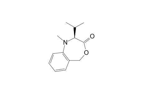 2-Oxo-3-isopropyl-4-methyl-5,6-benzo-1-oxa-4-azacycloheptane