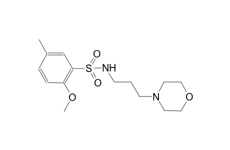 2-methoxy-5-methyl-N-[3-(4-morpholinyl)propyl]benzenesulfonamide