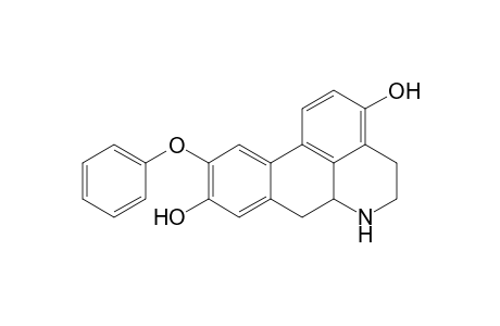 5,6,6a,7-tetrahydro-3,9-dihydroxy-10-phenoxy-4H-dibenzo[de,g]quinoline