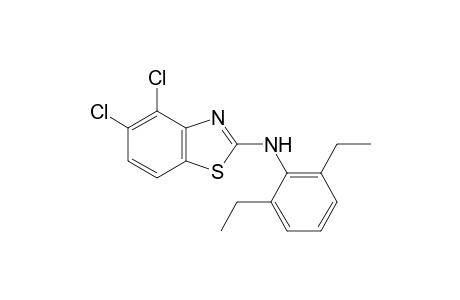 4,5-dichloro-2-(2,6-diethylanilino)benzothiazole