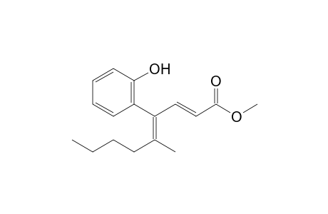 methyl (2E,4Z)-4-(2-hydroxyphenyl)-5-methyl-nona-2,4-dienoate