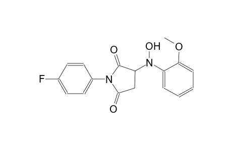 1-(4-fluorophenyl)-3-(hydroxy-2-methoxyanilino)-2,5-pyrrolidinedione