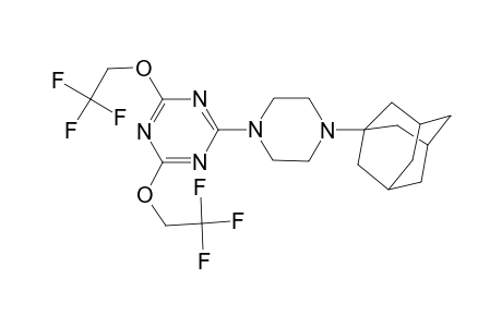 2-[4-(1-adamantyl)-1-piperazinyl]-4,6-bis(2,2,2-trifluoroethoxy)-1,3,5-triazine