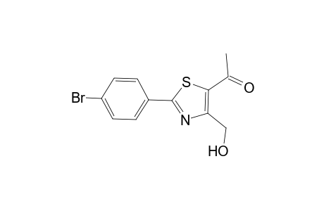 Ethanone, 1-[2-(4-bromophenyl)-4-(hydroxymethyl)-5-thiazolyl]-