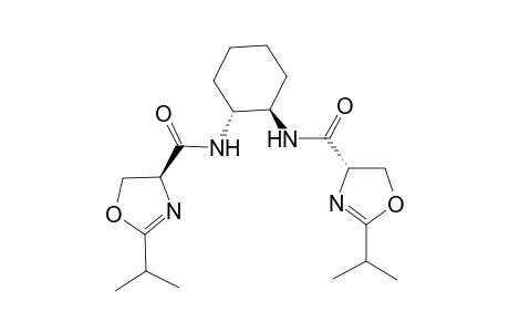 N,N'-[(1R,2R)-Cyclohexane-1,2-diyl]-bis[(4'S)-4',5'-dihydro-2'-(1''-methylethyl)oxazole-4'-carboxamide]