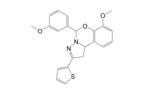 pyrazolo[1,5-c][1,3]benzoxazine, 1,10b-dihydro-7-methoxy-5-(3-methoxyphenyl)-2-(2-thienyl)-