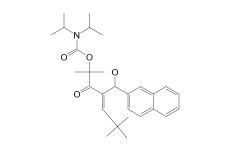 (E)-3-(1-HYDROXY-1-NAPHTH-2-YLMETHYL)-1,1,5,5-TETRAMETHYL-2-OXO-3-HEXENYL-N,N-DIISOPROPYLCARBAMATE