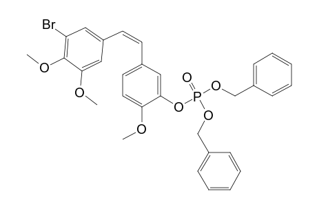 DIBENZYL_3-BROMO-4,4',5-TRIMETHOXY-Z-STILBENE-3'-O-PHOSPHATE