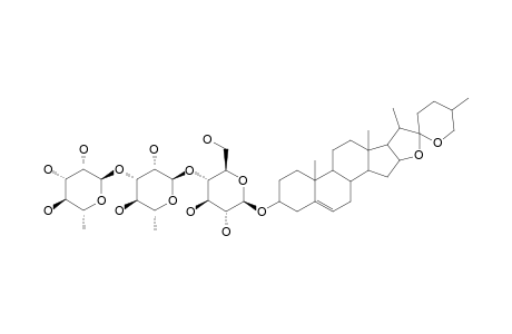 DIOSGENYL-ALPHA-L-RHAMNOPYRANOSYL-(1->3)-ALPHA-L-RHAMNOPYRANOSYL-(1->4)-BETA-D-GLUCOPYRANOSIDE