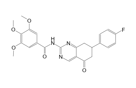 N-[7-(4-fluorophenyl)-5-oxo-5,6,7,8-tetrahydro-2-quinazolinyl]-3,4,5-trimethoxybenzamide