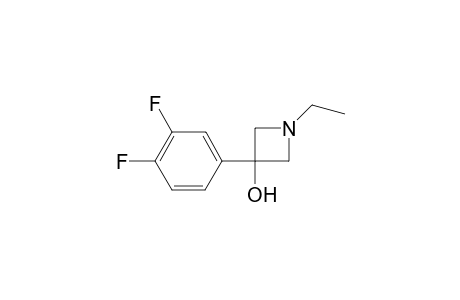 3-(3,4-difluorophenyl)-1-ethylazetidin-3-ol