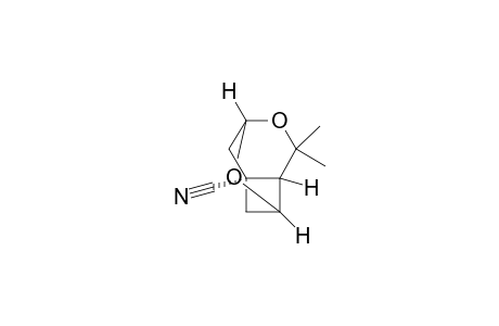 4,6-Dioxatricyclo[3.3.1.02,7]nonane-1-carbonitrile, 3,3-dimethyl-, (1R)-