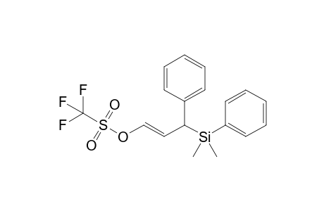 (3RS)-3-Dimethyl(phenyl)silyl-3-phenylprop-1-enyl trifluoromethanesulfonate