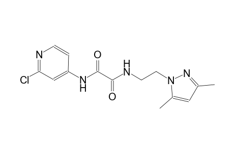 ethanediamide, N~1~-(2-chloro-4-pyridinyl)-N~2~-[2-(3,5-dimethyl-1H-pyrazol-1-yl)ethyl]-