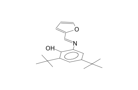 2-furfurylideneamino-4,6-di-tert-butylphenol