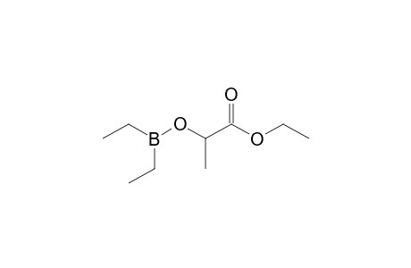 2-Diethylboranyloxypropanoic acid ethyl ester