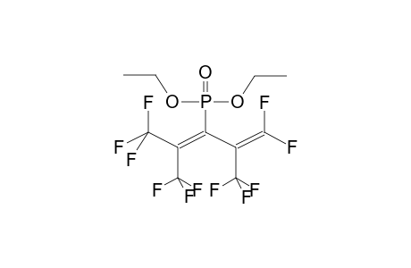 O,O-DIETHYL(2,4-BIS(TRIFLUOROMETHYL)-1,3-PENTAFLUOROPENTADIEN-3-YL)PHOSPHONATE