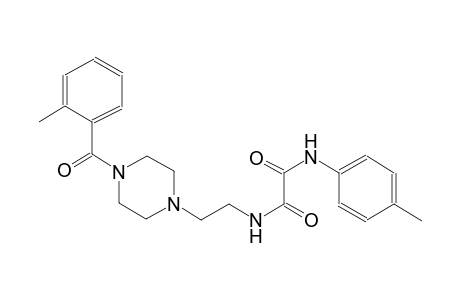 ethanediamide, N~1~-[2-[4-(2-methylbenzoyl)-1-piperazinyl]ethyl]-N~2~-(4-methylphenyl)-