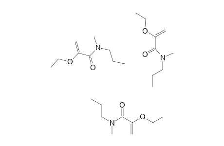 2-ETHOXY-N-METHYL-N-PROPYLACRYLAMIDE;MIXTURE_OF_ISOMERS