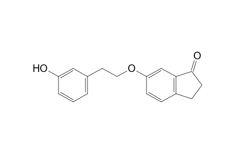 6-[2'-(3"-Hydroxyphenyl)ethoxy]-1-indanone