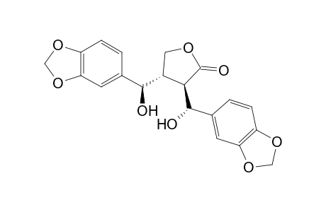 (3R,4S)-3,4-Di[(R)-1-(1,3-Benzodioxol-5-yl)-1-hydroxymethyl]tetrahydro-2-furanone