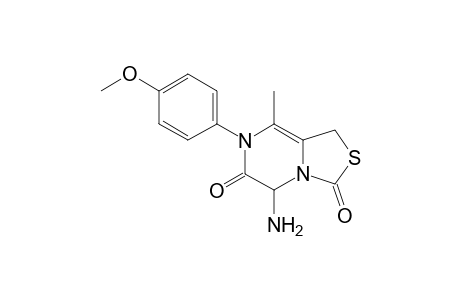 5-Amino-7-(4-methoxyphenyl)-8-methyl-1,5-dihydro-3H-thiazolo[3,4-a]pyrazine-3,6(7H)-dione