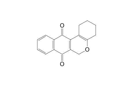 2,3,4,6-Tetrahydro-1H-benzo[b]naphtho[2,3-d]pyran-7,12-dione