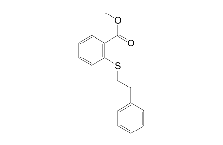 Benzoic acid, 2-[(2-phenylethyl)thio]-, methyl ester