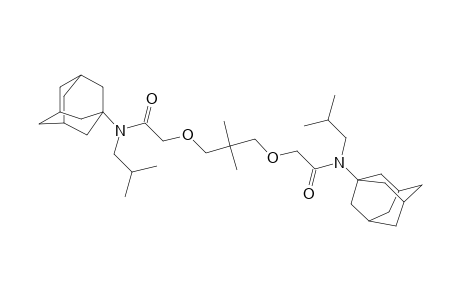 N-(1-Adamantyl)-2-(3-(2-[1-adamantyl(isobutyl)amino]-2-oxoethoxy)-2,2-dimethylpropoxy)-N-isobutylacetamide