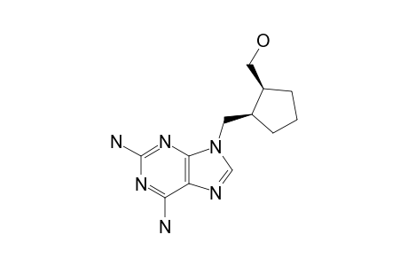 CIS-9-(2-HYDROXYMETHYLCYCLOPENTYLMETHYL)-2,6-DIAMINOPURINE