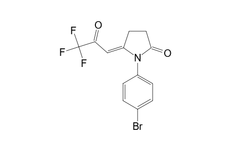 1-(4'-BROMOPHENYL)-5-(3,3,3-TRIFLUORO-2-OXO-PROPYLIDENE)-PYRROLIDIN-2-ONE