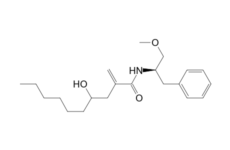 4-Hydroxy-N-[(R)-.alpha.-(methoxymethyl)phenethyl]-2-methylenedecanamide