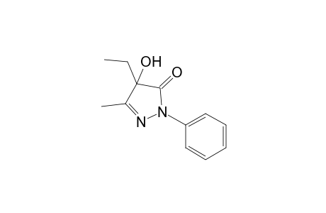 3H-pyrazol-3-one, 4-ethyl-2,4-dihydro-4-hydroxy-5-methyl-2-phenyl-