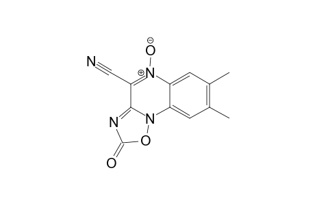 2-keto-7,8-dimethyl-5-oxido-[1,2,4]oxadiazolo[2,3-a]quinoxalin-5-ium-4-carbonitrile