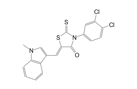 (5Z)-3-(3,4-dichlorophenyl)-5-[(1-methyl-1H-indol-3-yl)methylene]-2-thioxo-1,3-thiazolidin-4-one