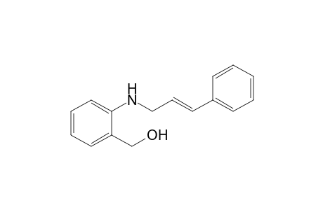 2-[(E)-3-Phenylprop-2-enylamino]phenylmethanol