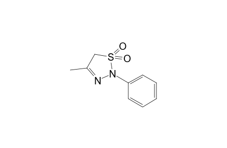1,2,3-thiadiazole, 2,5-dihydro-4-methyl-2-phenyl-, 1,1-dioxide