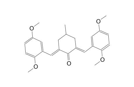 (2E,6E)-2,6-bis(2,5-dimethoxybenzylidene)-4-methylcyclohexanone