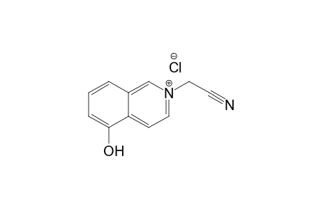 2-(Cyanomethyl)-5-hydroxyisoquinolinium chloride