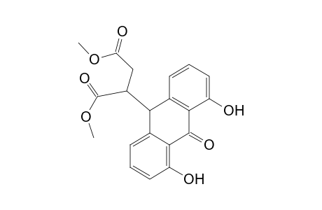 1,8-Dihydroxy-10-(1,2-bis(methoxycarbonyl)ethyl)-9(10H)-anthracenone